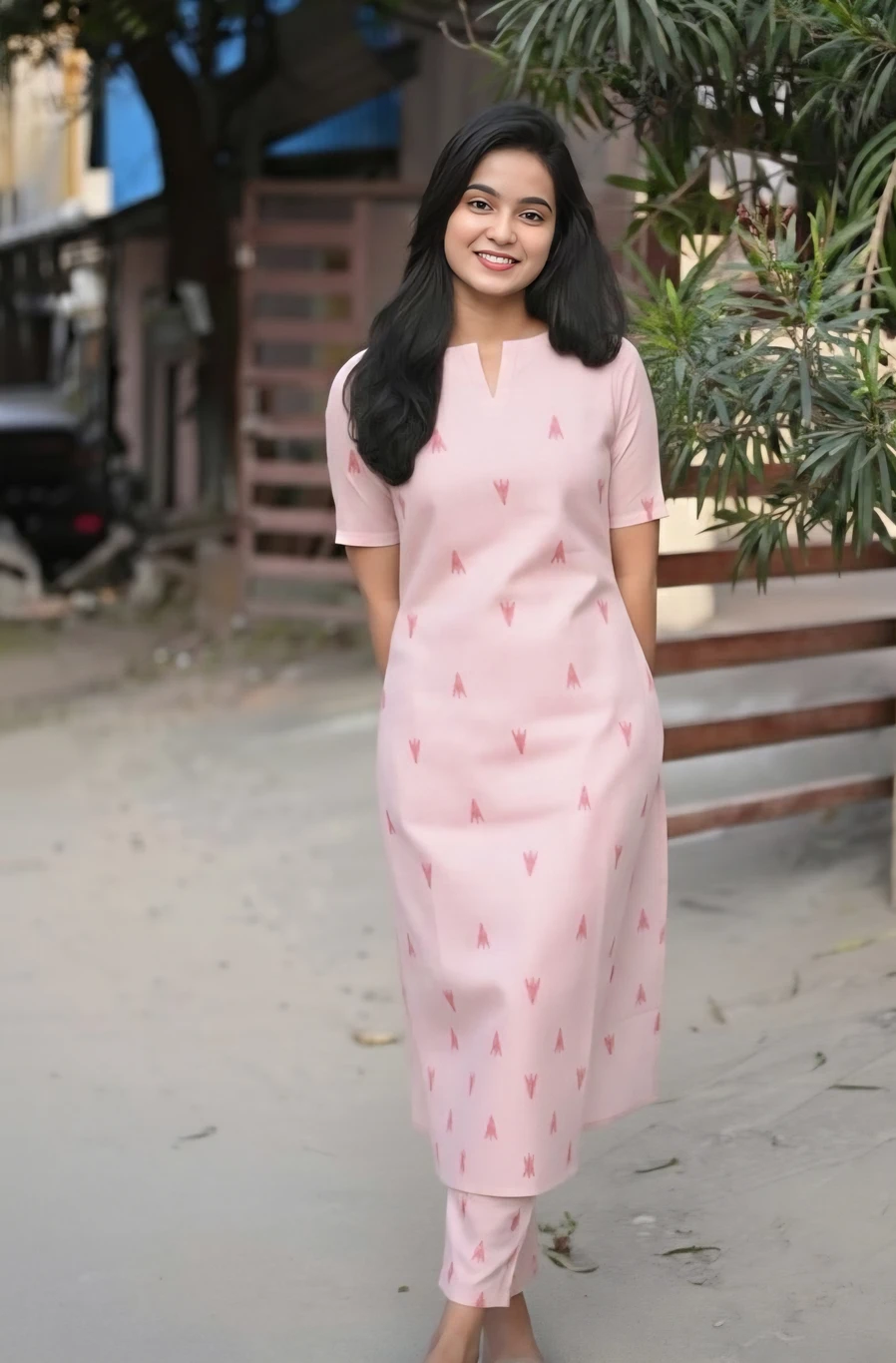 YAGNIK FASHION Women Cotton Blend Kurta Pant Set - Image 4